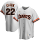 Men's NIKE San Francisco Giants #22 Will Clark Home Cooperstown Collection Player White MLB Jersey