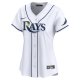 Women's Tampa Bay Rays Brandon Lowe Nike White Home Limited Player Jersey