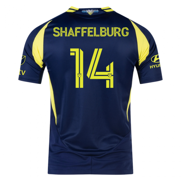 adidas Nashville Jacob Shaffelburg Away Jersey w/ MLS + Apple TV 25/26 (Tena Blue)