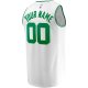 Youth Boston Celtics  Fanatics White Fast Break Replica Custom Jersey - Association Edition