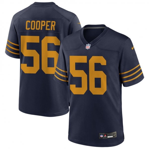 Men's #56 Edgerrin Cooper Green Bay Packers Nike Navy The 1923 Classic Game  Jersey