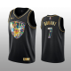 Men's Brooklyn Nets #7 Kevin Durant 2021/22 Black Golden Edition 75th Anniversary Diamond Logo Stitched NBA Jersey