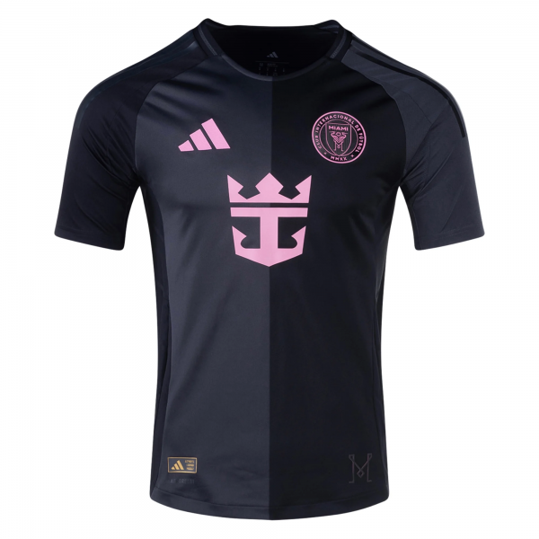 adidas Inter Miami Lionel Messi Name and Number Away Jersey 25/26 (Black/Pink)