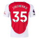 adidas Arsenal Oleksandr Zinchenko Home Jersey w/ EPL + No Room For Racism Patches 24/25 (Better Scarlet/White)