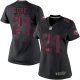 Nike San Francisco 49ers #21 Frank Gore Black Impact Women's Stitched NFL Limited Jersey