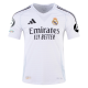 adidas Real Madrid Federico Valverde Home Jersey w/ Champions League Patches 24/25 (White/Black)
