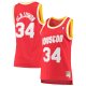 Women's Houston Rockets Hakeem Olajuwon Mitchell & Ness Red 1993/94 Hardwood Classics Swingman Jersey