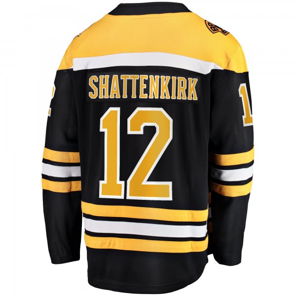 Men's Boston Bruins Kevin Shattenkirk Fanatics Black Home Breakaway Jersey