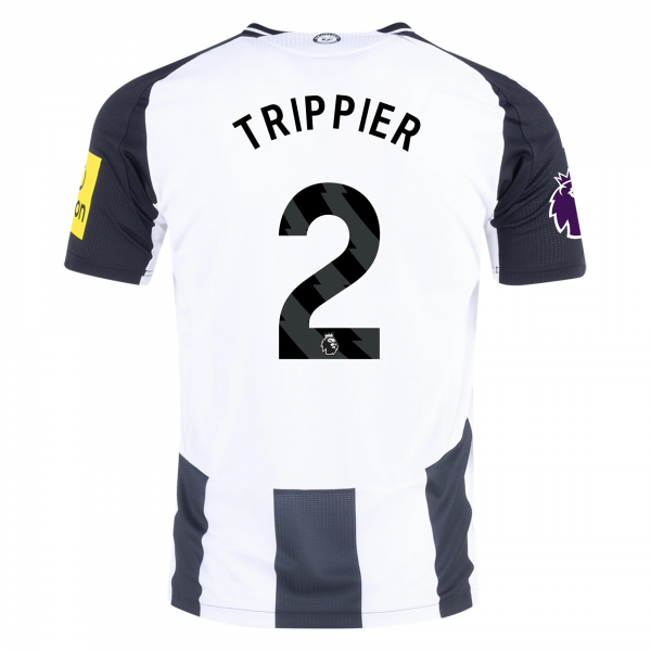 Adidas Newcastle United Kieran Trippier Home Jersey w/ EPL Patch 24/25 (Black/White)