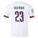 Nike Paris Saint-Germain Randal Kolo Muani Away Jersey w/ Champions League Patches 24/25 (White/Midnight Navy)