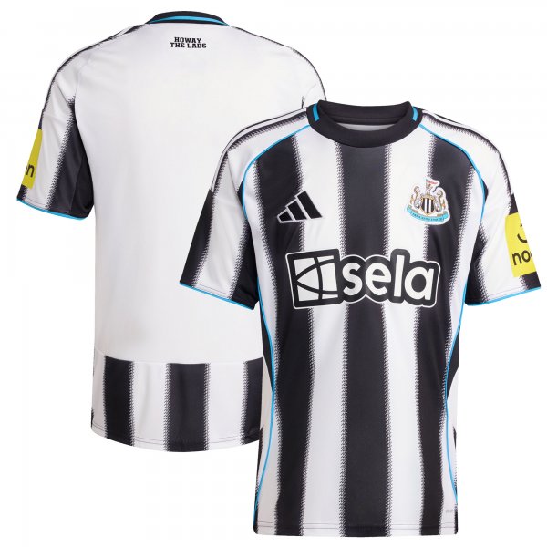 Newcastle United adidas 2025/26 Home Replica Jersey - Black