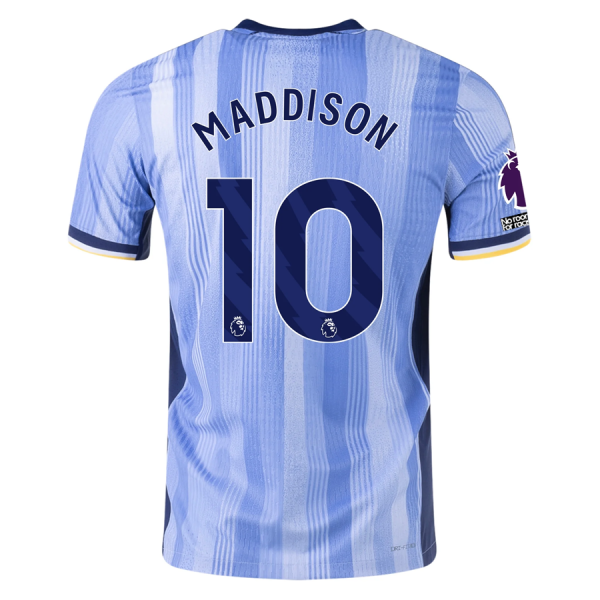 Nike Tottenham James Maddison Away Jersey w/ EPL + No Room For Racism Patches 24/25 (Cobalt Bliss/Binary Blue)