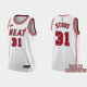 Men's Miami Heat #31 Max Strus 2022-23 Classic Edition White NBA Jersey