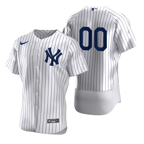 New York Yankees Custom Men's Nike White 2020 Jersey