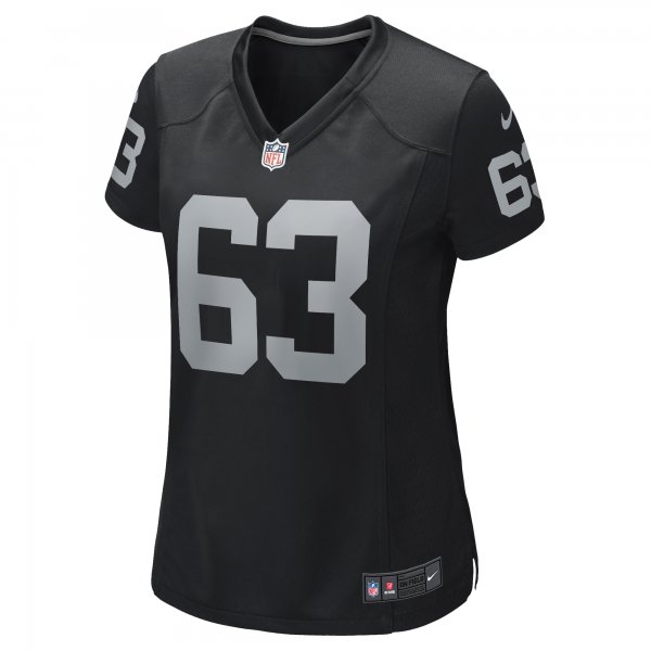 Women's Las Vegas Raiders Gene Upshaw Nike Black Game Retired Player Jersey