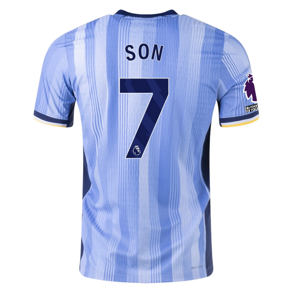 Nike Tottenham Son Heung-min Away Jersey w/ EPL + No Room For Racism Patches 24/25 (Cobalt Bliss/Binary Blue)