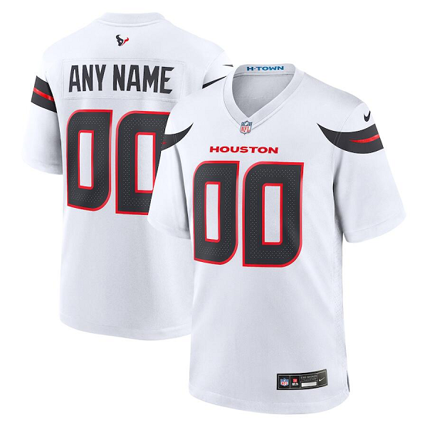 Men's Houston Texans Nike Road Custom Limited Jersey