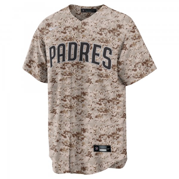 Men's San Diego Padres Nike Camo USMC Alternate Replica Team Jersey