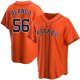 Men's Houston Astros #56 Ronel Blanco Orange Alternate Stitched MLB Jersey