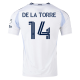adidas San Diego FC Luca De La Torre Away Jersey 25/26 w/ MLS & Apple Patch (White)