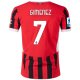 Puma AC Milan Santi Gimenez Home Jersey w/ Serie A Patch 24/25 (Puma Red/Puma Black)