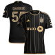 adidas LAFC Bajong Darboe Home Jersey w/ MLS + Apple TV + Ford Patches 24/25 (Black/Gold)