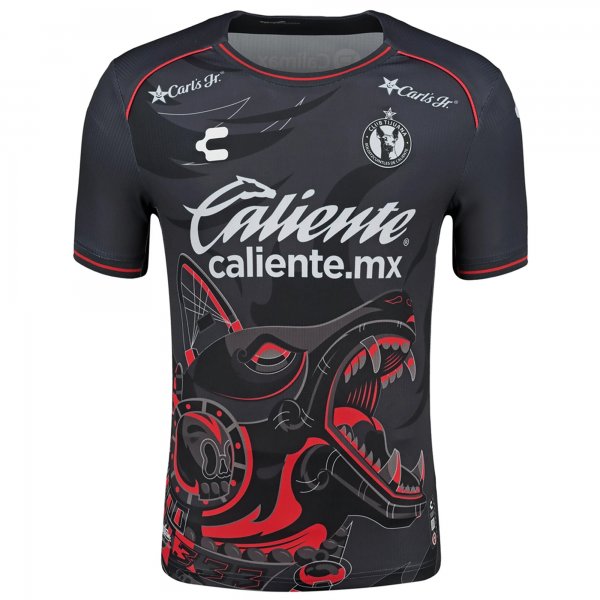 Charly Gilberto Mora Xolos de Tijuana Third Jersey 24/25 (Black/Red)