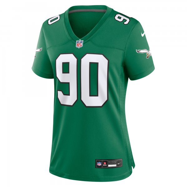 Women's Philadelphia Eagles Jordan Davis Nike Kelly Green Alternate Game Jersey