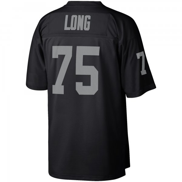 Men's Las Vegas Raiders Howie Long Mitchell & Ness Black Retired Player Legacy Replica Jersey