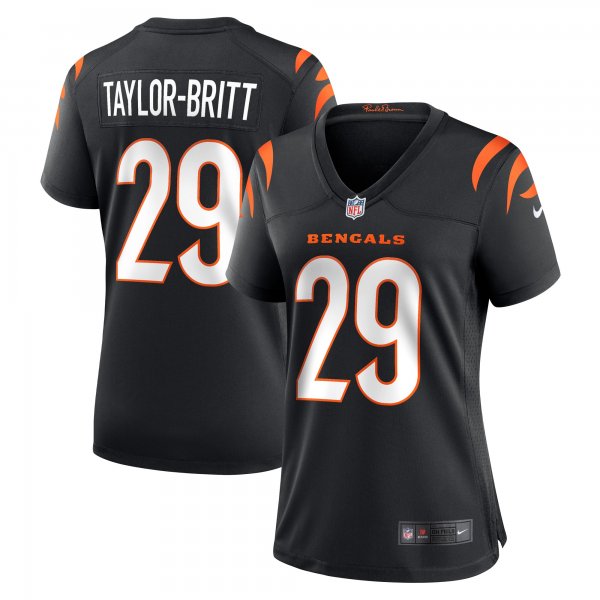 Women's Cincinnati Bengals Cam Taylor-Britt Nike Black Game Player Jersey