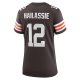 Women's Cleveland Browns Kahlef Hailassie Nike  Brown Team Game Jersey