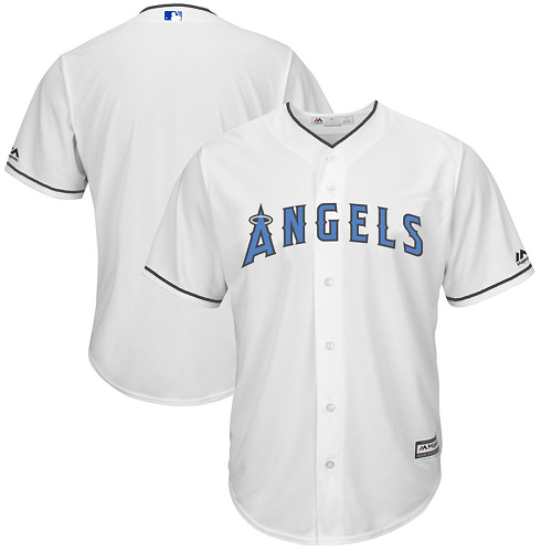 Women's Los Angeles Angels White Team Color 2017 Father's Day Jersey