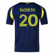 adidas Nashville Edvard Tagseth Away Jersey 25/26 (Tena Blue)