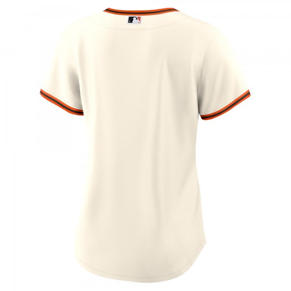 Women's San Francisco Giants Nike Cream Home Blank Replica Jersey