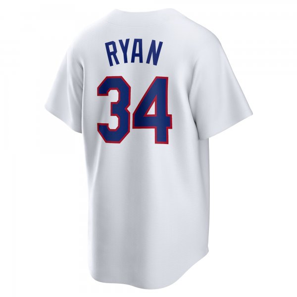 Men's Texas Rangers Nolan Ryan Nike White Home Cooperstown Collection Player Jersey