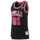 Women's Chicago Bulls Dennis Rodman Mitchell & Ness Black  Hardwood Classics Swingman Jersey