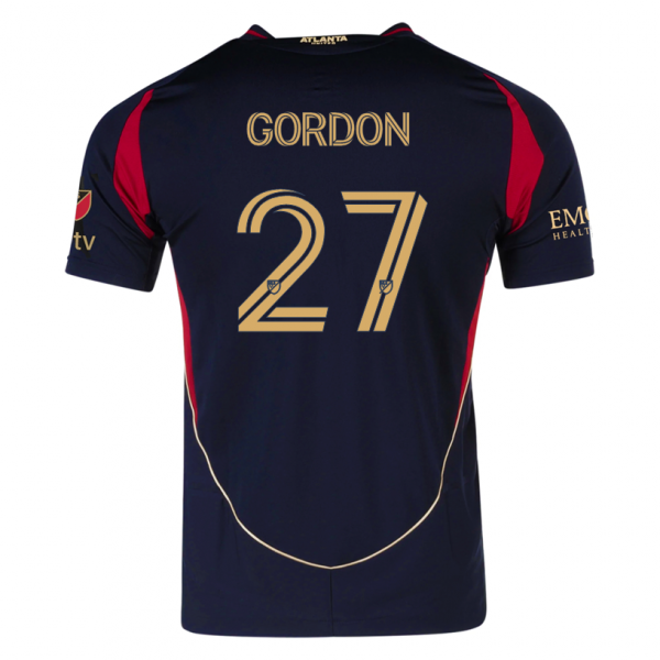 adidas Ashton Gordon Atlanta United Home Jersey w/ MLS Patches 25/26 (Red/Black)