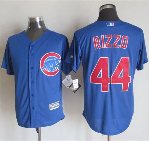 Chicago Cubs #44 Anthony Rizzo Blue New Cool Base Stitched MLB Jersey