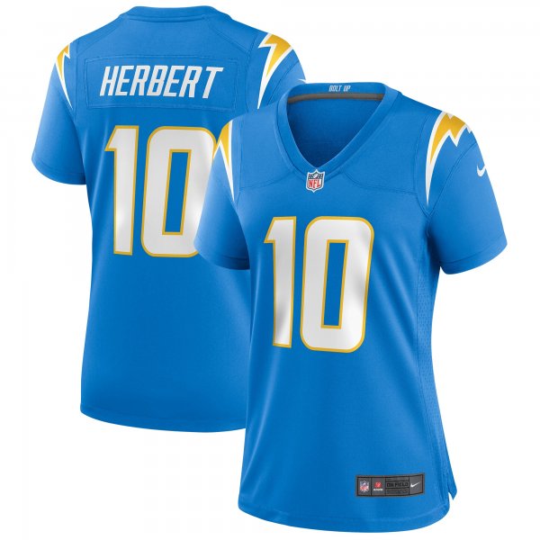 Women's Los Angeles Chargers Justin Herbert Nike Powder Blue Game Jersey