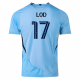adidas Minnesota United Robin Lod Away Jersey 25/26 (Zenith Blue)