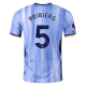 Nike Tottenham Pierre-Emile Højbjerg Away Jersey w/ EPL + No Room For Racism Patches 24/25 (Cobalt Bliss/Binary Blue)