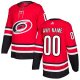 Men's Adidas Carolina Hurricanes Red Home NHL Customized Jersey