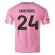 adidas Julian Gressel Inter Miami CF Home Jersey 25/26 w/ MLS Patches + Sponsor (Easy Pink)