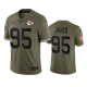 Kansas City Chiefs Chris Jones Olive 2022 Salute To Service Limited Jersey #95