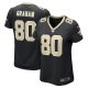 Women's New Orleans Saints Jimmy Graham Nike  Black Team Game Jersey