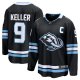 Men's Utah Mammoth #9 Clayton Keller Black Home Breakaway Player Jersey