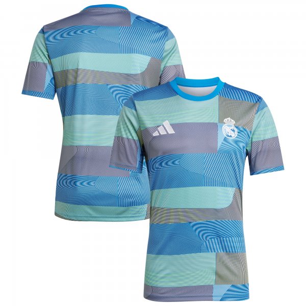 Real Madrid adidas 2025/26 AEROREADY Pre-Match Top - Blue