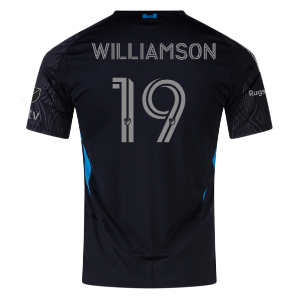 adidas Eryk Williamson Charlotte FC Away Jersey 25/26 (Black)