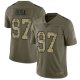 Los Angeles Chargers #97 Joey Bosa Olive/Camo Men's Stitched Nike NFL Limited 2017 Salute To Service Jersey