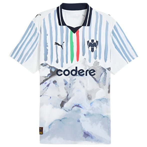 Puma Monterrey 25/26 Kid Super Jersey (Puma White/Deep Navy)